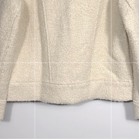 NEW Marine Layer Quebec Sherpa Jacket Antique White Sherpa Small - Picture 11 of 14
